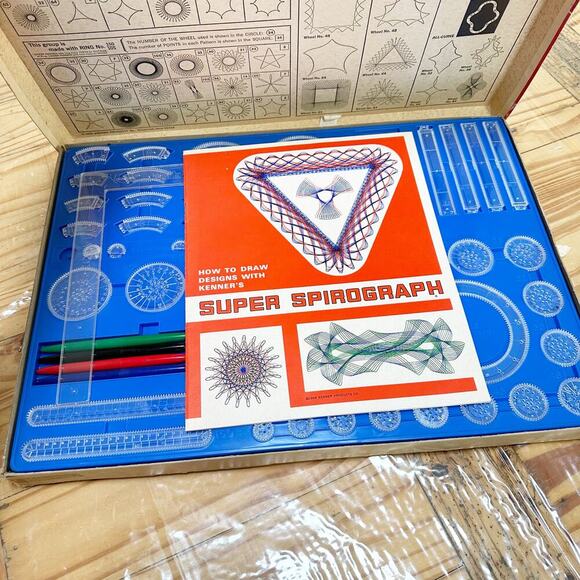 Vintage 1969 Kenner Super Spirograph Set - Picture 5 of 5
